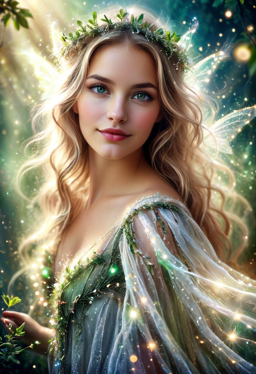 A woman as a fairy